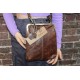 Malaga Small Brown Clasp Purse Bag